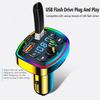 Multifunction Car MP3 Player Car Wireless Charge Station Car FM Transmitter 3.1A Dual USB Port PD Fast Charging