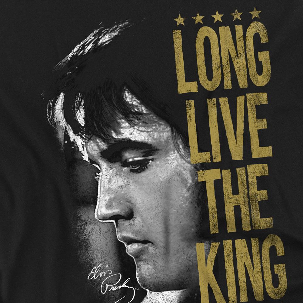 Elvis Presley Unisex Adult Long Live The King T-Shirt