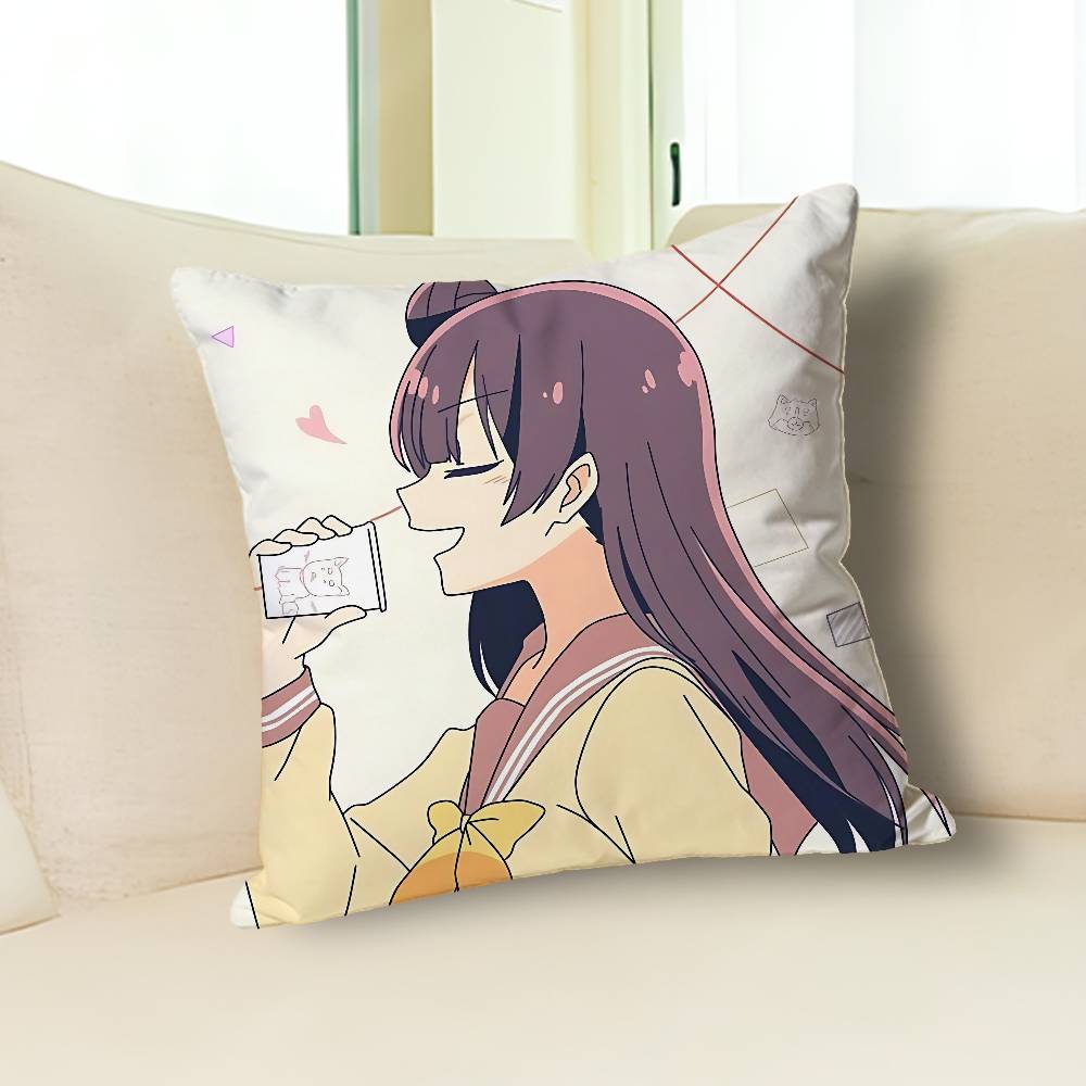 Manga B-Bloom Into Yous-S Pillow Cases for Bedroom Living Room Sofa Home Decor Polyester Cushion Cover with Zipper