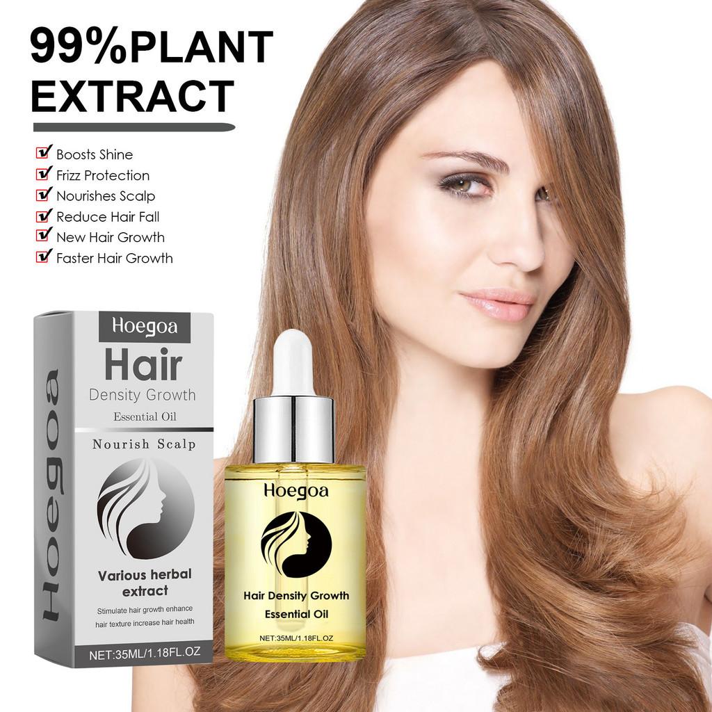Hoegoa Nourishing Hair Oil For Damaged And Dry Hair Promoting Healthy Softness 35ml