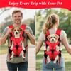 Hunde-Fronttrage-Rucksack, Verstellbarer Hunde-Brusttrage-Rucksack, Hunderucksack für kleine Hunde & Katzen Wandern Camping Reisen