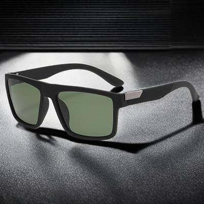 Occhiali da sole polarizzati quadrati da uomo alla moda da guida Occhiali da sole vintage retrò da donna UV400