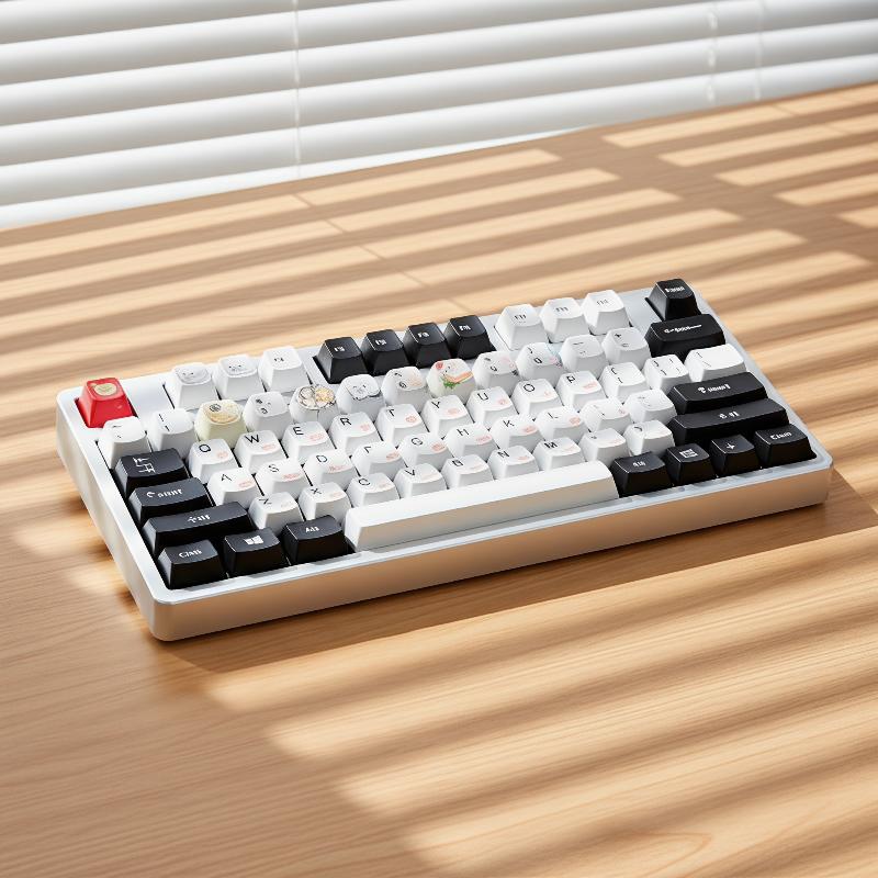 10 Pcs Creative Dye Sublimation Keyboard Keycap Accessories Cute Animal Stress Relief Keyboard Hats