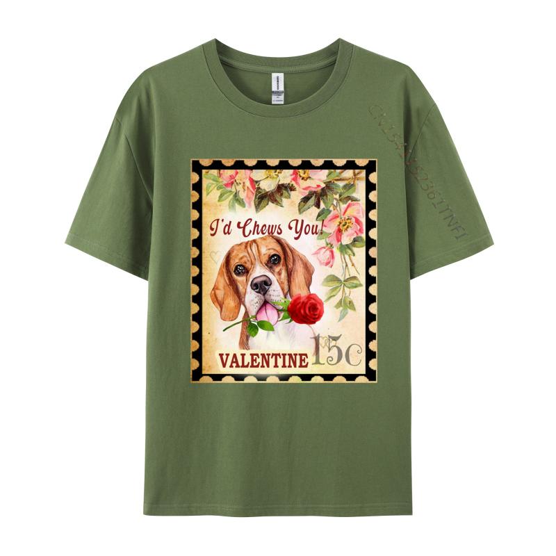

Beagle Vintage Valentine T Shirt Cotton Tops Male Tshirt Basic Tees Party Tops TShirt Fashionable Mens 4XL