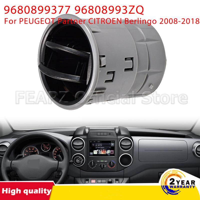 Dashboard Center Air Conditioner Vent Outlet Panel For PEUGEOT Partner CITROEN Berlingo AC Grille 9680899377 96808993ZQ