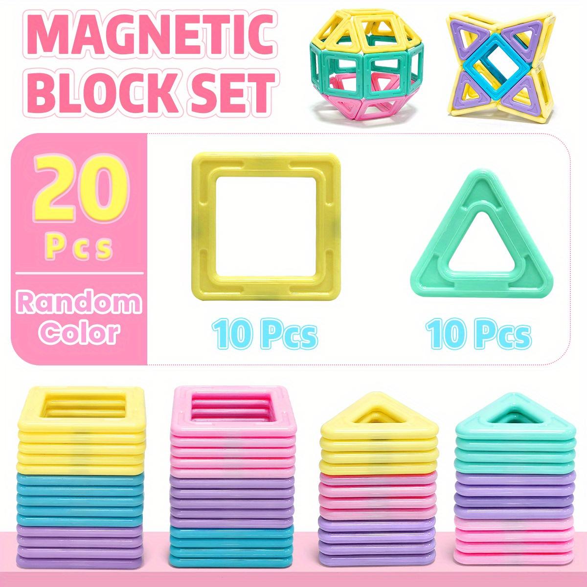 

Набор магнитных строительных блоков, STEM-игрушка, подходит для детей, магнитные игрушки для развивающей головоломки и строительства, подарок на день рождения