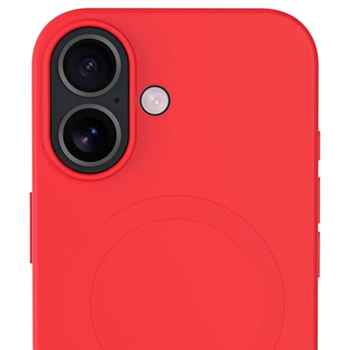 Coque MagSafe - IPhone17 - Silicone - Rouge