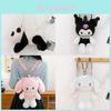 Childrens Cute Cartoon Shoulder Bag Water Crystal Plush With Mini Animal Design For Casual Use