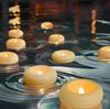 Flameless LED Floating Waterproof Plastic Candles Tea Light Romantic Flickering Votive Wax Tealight for Party Bathroom Decor