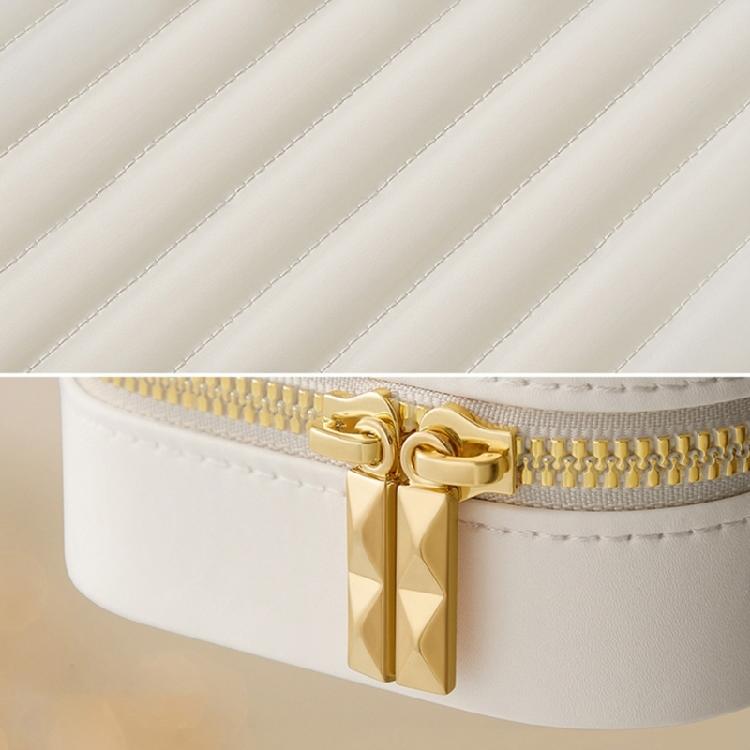 Schmuckkiste aus PU-Leder mit weicher Auskleidung, handgefertigte Accessoires-Organizer-Box, modische Aufbewahrungsbox für Accessoires