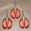 Red Handle Leather Shears No. 1 - Sharp Straight-Head DIY Craft Scissors