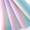 300x43cm Farbverlauf Geschenkpapier Schimmernd Regenbogenpunkte Blumenstrauß Verpackung Geburtstagsparty Dekoration Papier