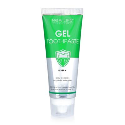 Zubní pasta New Life Gel posiluje dásně, zmírňuje záněty