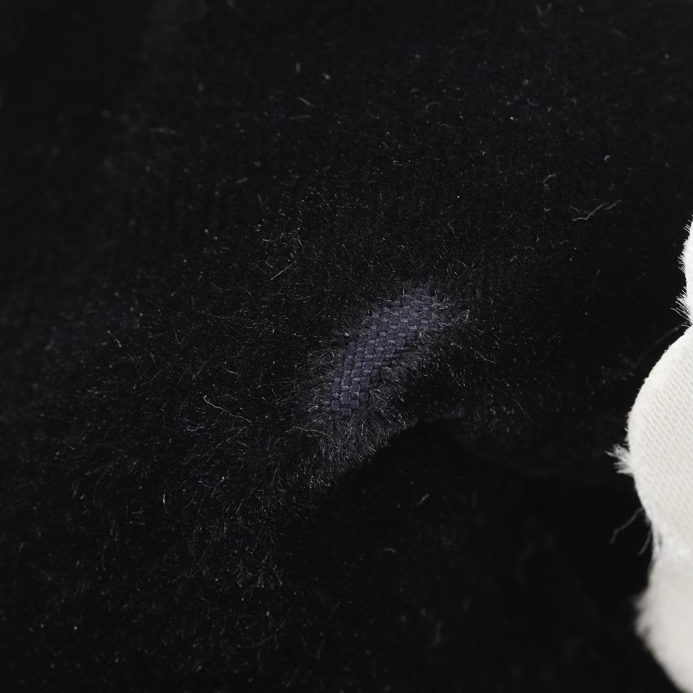 Chanel Camellia Ribbon Valletta black/White Velor Ribbon Women Used