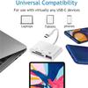 Multi Port Hub 3 In1 Converter Type-c To USB C A OTG Adapter TF SD Micro Memory Card Reader for Samsung Android Laptop