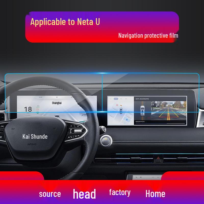 Neta U & L Display Screen Protective Tempered Film for Car Console