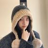 WTEMPO Winter Cute Faux Fur Ball Plush Hats Women Large Size Windproof Cold-proof Thick Warm Casual Soft Hats