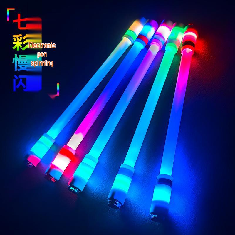 Bright Fun Light-Up Fidget Spinner Pen A38 - Beginner & Newbie-Friendly, Drop-Resistant, Special Edition Spinner Pen
