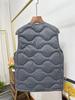 Men's Down V-Neck Sleeveless Vest - 2025 Autumn/Winter White Duck Down Gilet