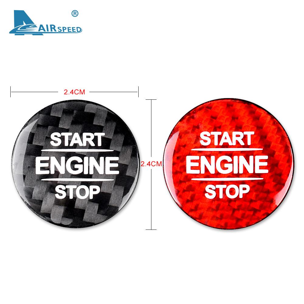 Kohlefaser Motor Startknopf Aufkleber für Mercedes Benz W177 GLB X247 W247 GLE W167 GLS X167 W464 CLA C118 AMG Zubehör