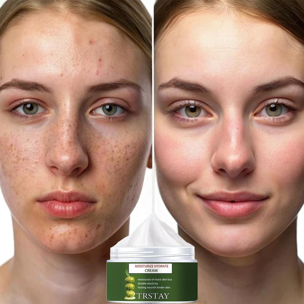 The translucent cream is gentle and non-irritating, firming the skin, brightening the complexion, reducing markings, hydrating and nourishing the skin