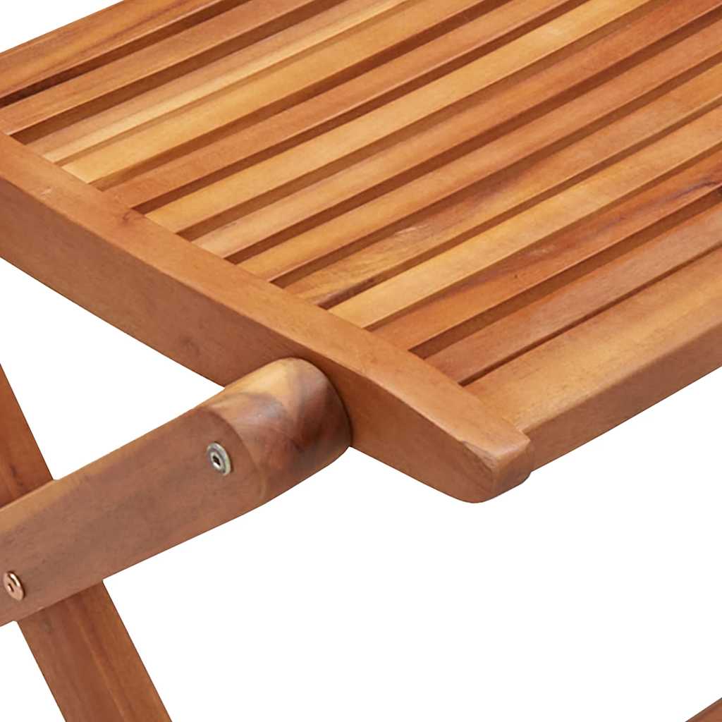 Garden Chairs 8 pcs Foldable 51 x 66 x 95 cm Solid Acacia Wood