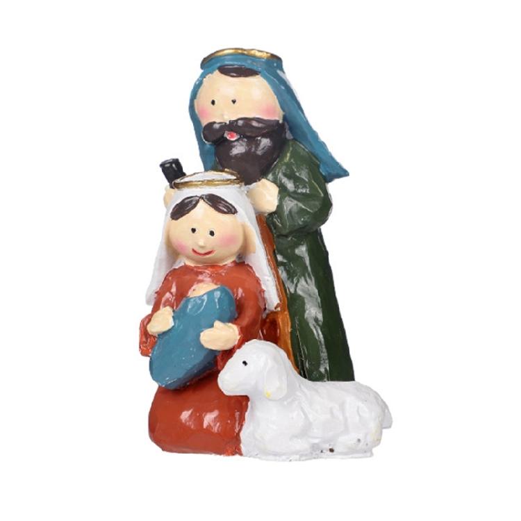 Fine Craftsmanships Resin Jesuss Birth Ornamentation Nativity Scene Figure Perfect For Christian Believers Collectors
