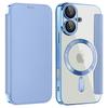 For iPhone 16 Plus Case Compatible with MagSafe RFID Blocking Card Holder Leather Phone Cover