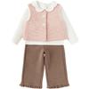 Balabala Baby Girl's Autumn/Winter Three-Piece Outfit