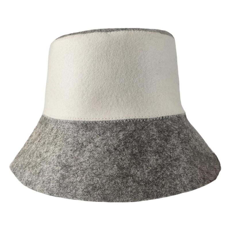 Sauna Hat for Heat Protection Insulated Thermal Cap Fisherman Hat for Spa and Bath Sweat Absorbing Sauna Accessories