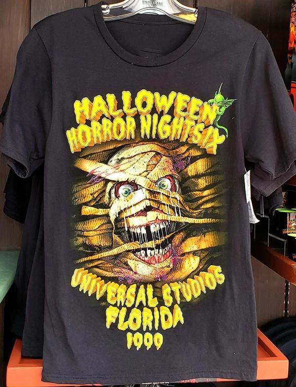 Halloween Horror Nights – Retro IX 1999 Mummy Black Unisex Shirt