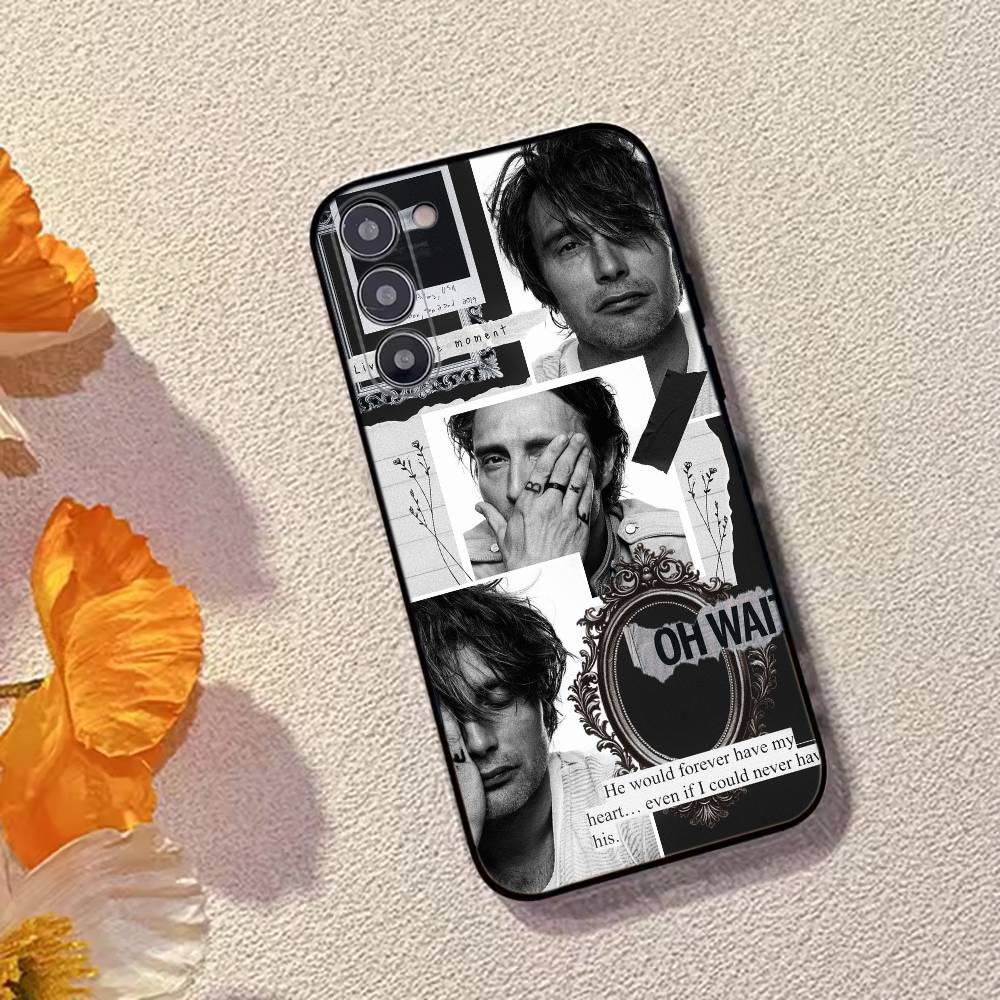 Graham Hannibal Mads Mikkelsen Phone Case Silicone Soft For Samsung Galaxy A73,A72,A71,A70,A53,A52,A51