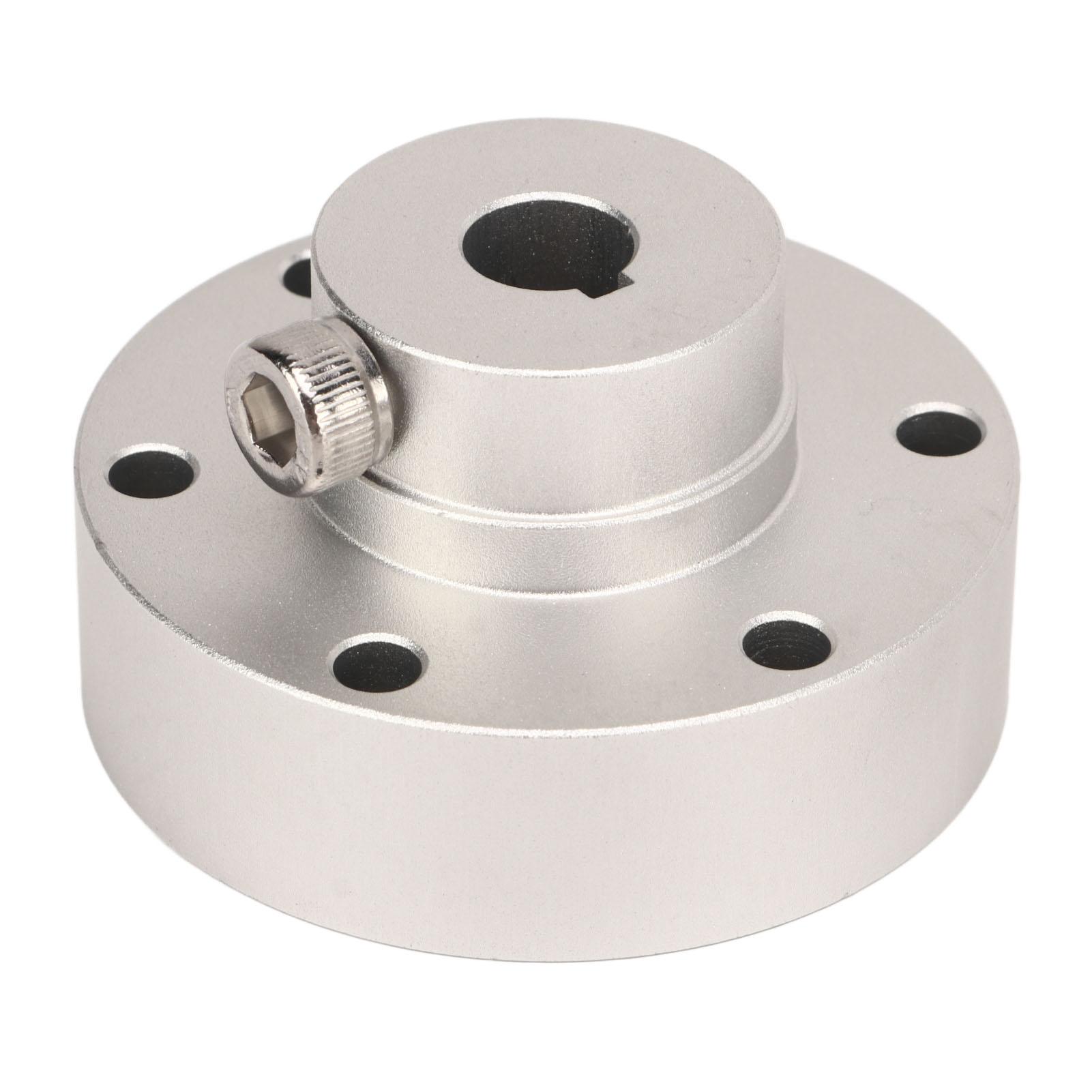 

RC Flange Coupling 10mm Diameter Aluminum Alloy Wheel Flange Connector with Key for RC Car Motor
