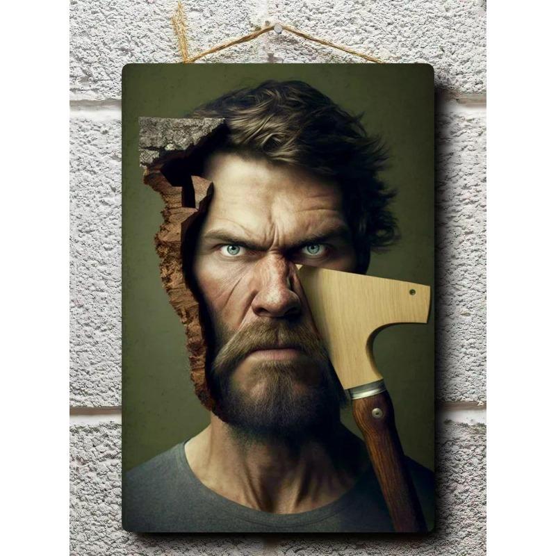 

Notch on Your Nose Metal Sign, Russian Proverb Reminder Poster 30