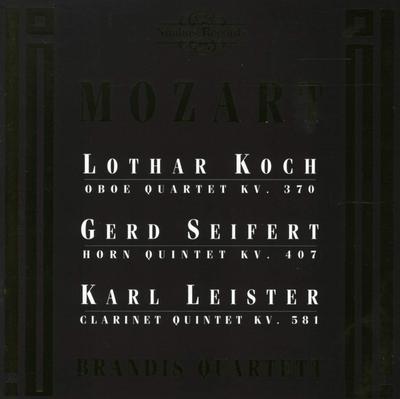 CD BRANDIS, THOMAS, KOCH, LOTHAR, LEIS - Mozart : Oboe Quartet / Horn Quinte NI5487 US Classical Used