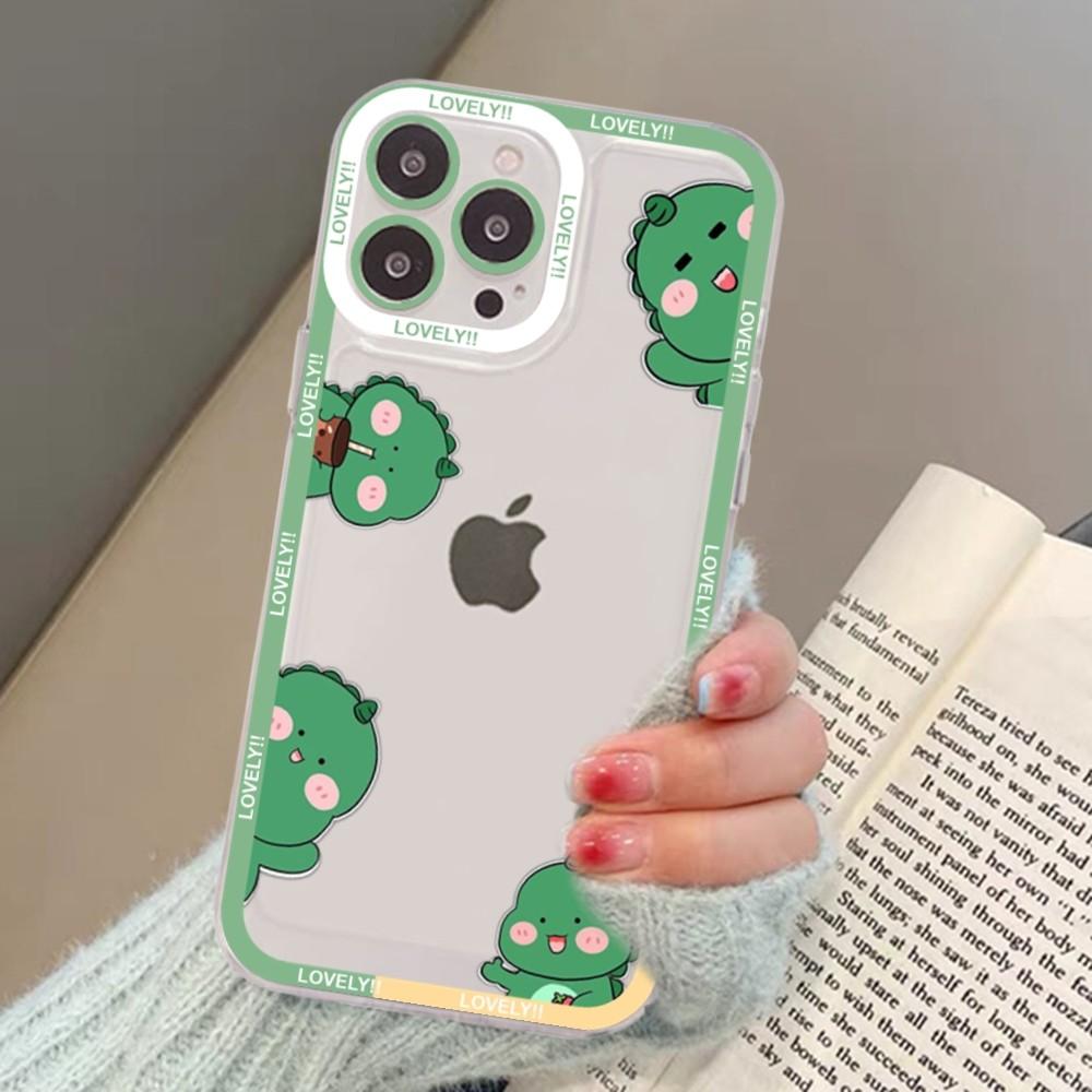 Lovely Little Dinosaur Phone Case For Redmi 7 8 9 A For Redmi Note 5 7 8 9 10 11 Pro Max 4G 5G Funfas