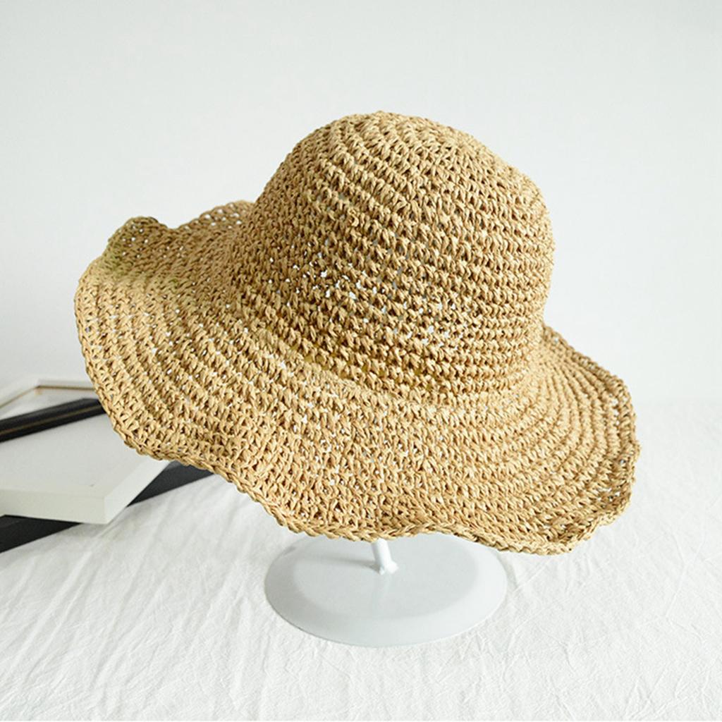 Fashion Women Ponytail  Top Bow Foldable Sun Hat Visor Hat