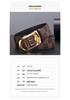 Men's Genuine Leather Automatic Buckle Belt - Korean Style, Trendy, High-grade, Fashionable Waistband for Middle-aged and Young