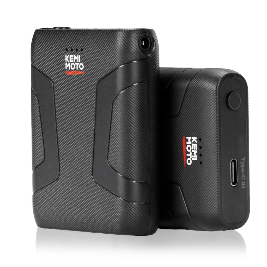 Power KEMIMOTO Heated Glove Set of Battery Level PSE [Innovative Type-C Charging/USB Supply] Compatible, 2500mAh, Two, Indicator, Certified,