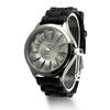 Uformell silikonklokke Jelly Band Flower Dial Sports Style Watch Dame Quartz Watch