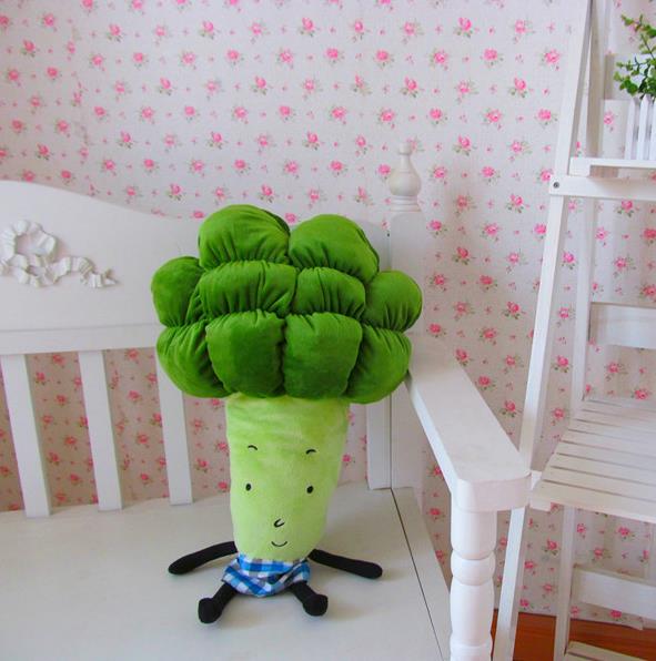 1pc 55/70cm Cartoon Vegetables Plush toy Creative Carrot Broccoli Plush Pillow Stuffed soft toys for Children Kids Birthday Gift