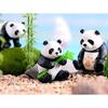 4 Pcs Panda Miniature Decor Items Set for Unique Gift,Home,Living Room,Office,Restaurant Decor,Showpiece,Perfect Valentine Decoration Items