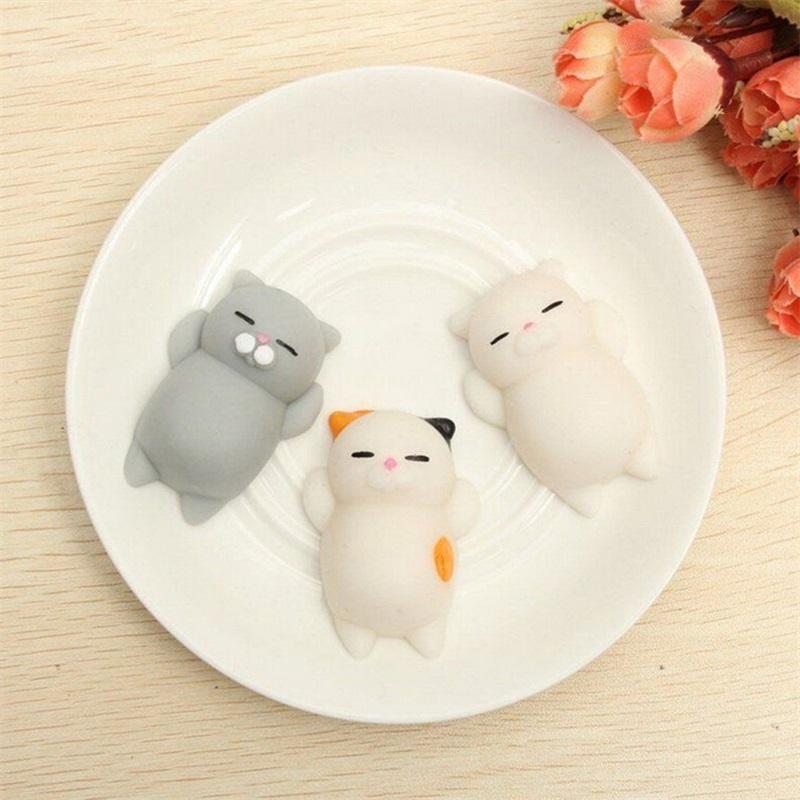 Super Slow Soft Rising Squishy Squeeze Cute Cat Expression Smile Face Toy Kawaii
