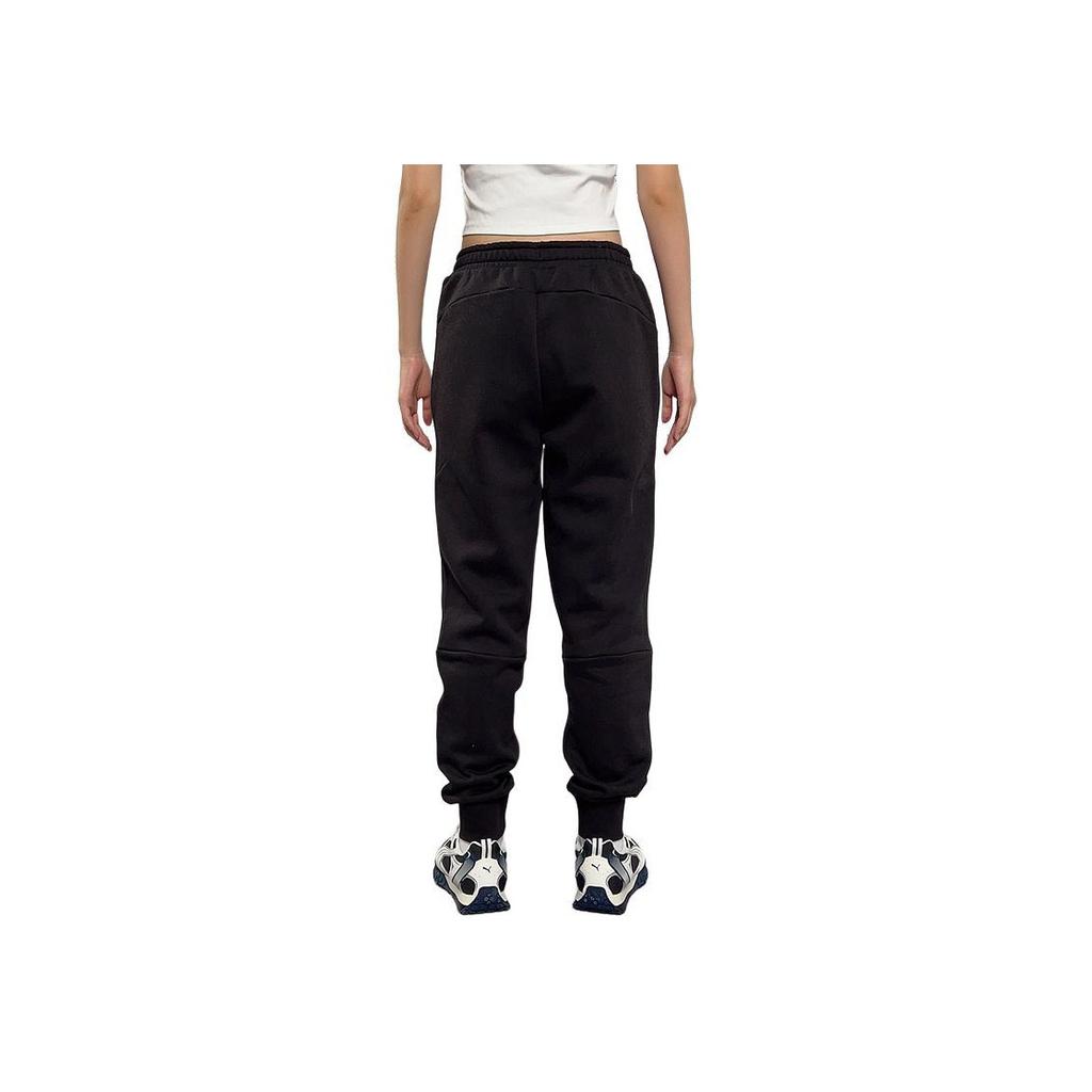 Puma Tape Loose Mid Waist Breathable Drawstring Cuffed Knit Sports Pants Men Pants 693004-01