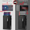 Rfid Blocking Credit Card Holder Men Wallet Luxury Pop Up Slim Thin Minimalist Wallet Bank Cardholder Case Black Vallet for Men