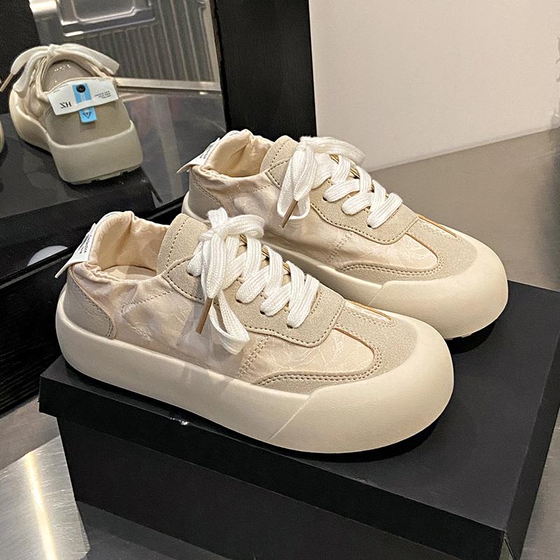 

Летние женские повседневные парусиновые туфли, весенняя мода, вышитые белые дышащие цветочные туфли на шнуровке, туфли на плоской подошве для девочек, кроссовки на платформе 40