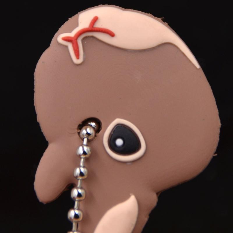Soft Rubber Cute Pet Puppy Pug Cat Rabbit Key Cover Cap Case Keychain Key Ring C Soft Rubber Cute Pet Puppy Pug Cat Rabbit Key Cover Cap Case Keychain Key Ring C