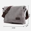 Canvas-Tasche Herren-Umhängetasche Vintage Briefträgertasche Herren-Reisetasche Eine Schultertasche Lässige Aktentasche Gezeiten-Studententasche