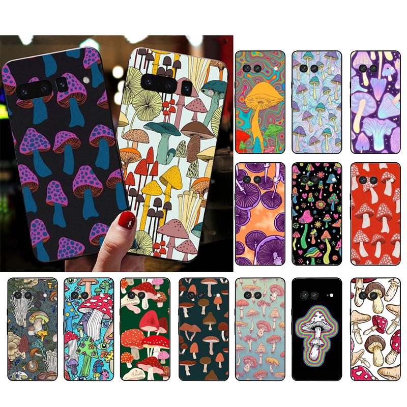 Etui na telefon do Google Pixel 10 9 Pro XL 9A 8 7 6 Pro Pixel 8A 7A 6A Pixel 8 7 6 5 Etui z grzybami