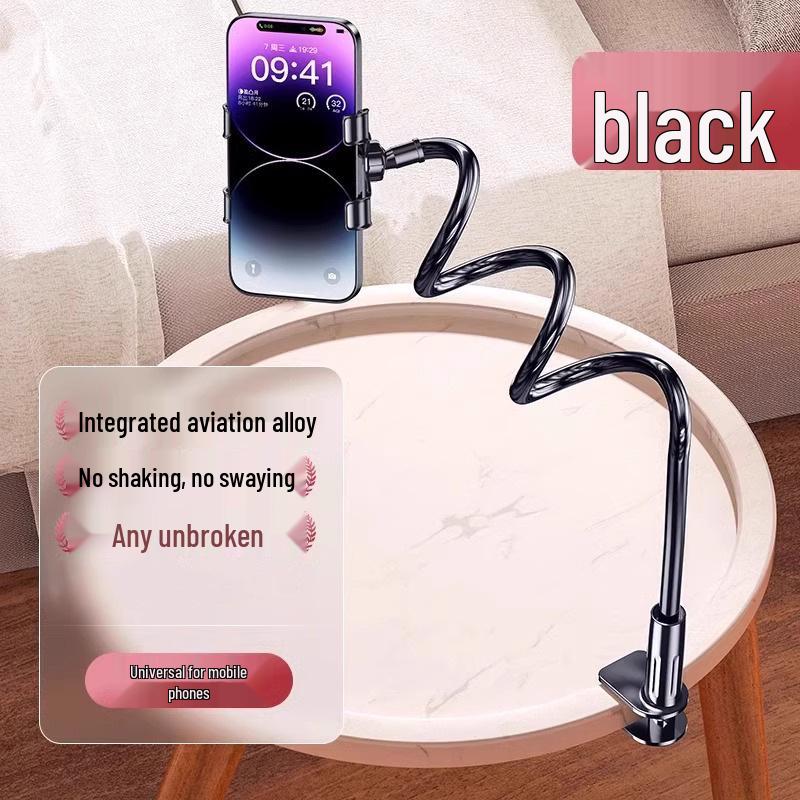 Multifunctional Bedside Phone and Tablet Holder Clip 75CM Thickened Stand